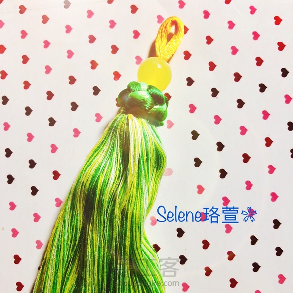 五边菠萝结配流苏