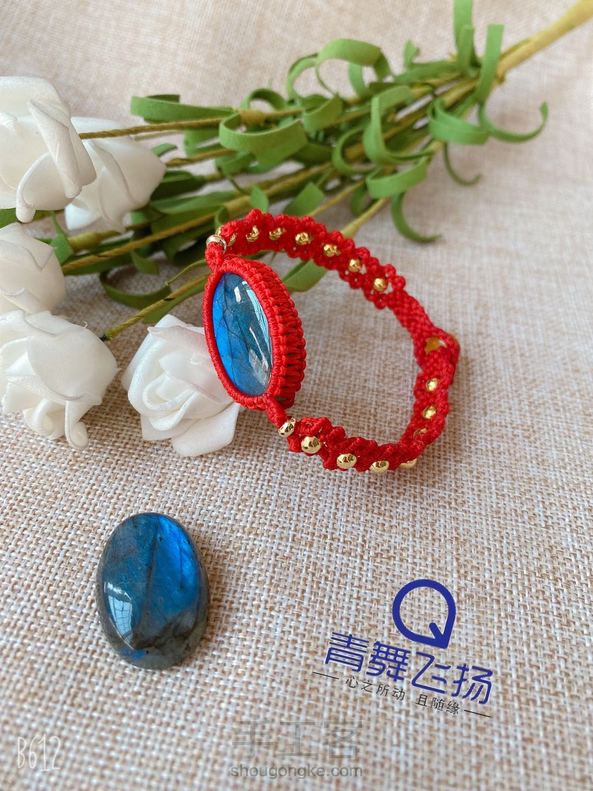 拉长石手链
交作业，感谢老师的教程 第3张