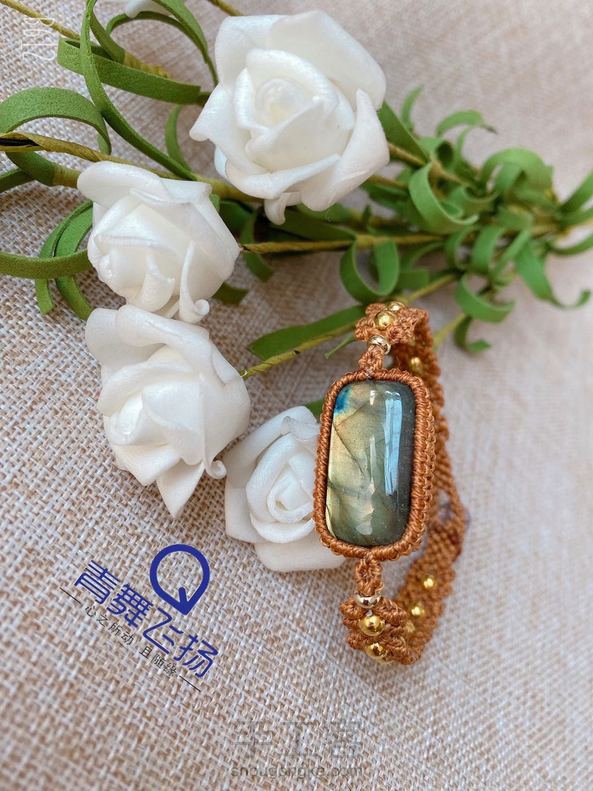 拉长石手链
交作业，感谢老师的教程 第6张