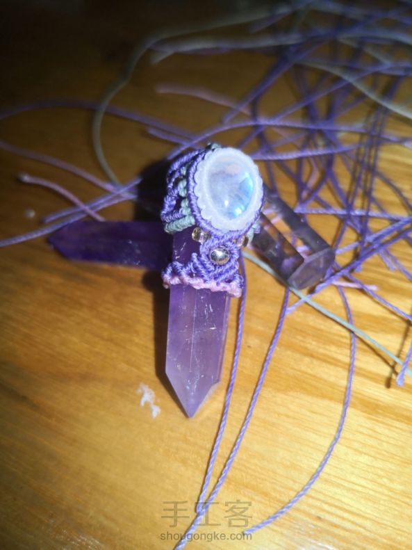 第二个水晶柱，紫色真好看，稀饭~ 第1张