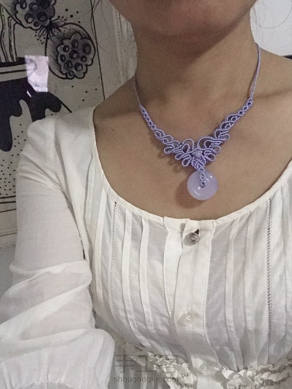 谢谢教程，喜欢这个款。取线长了做了一点改动。 第2张