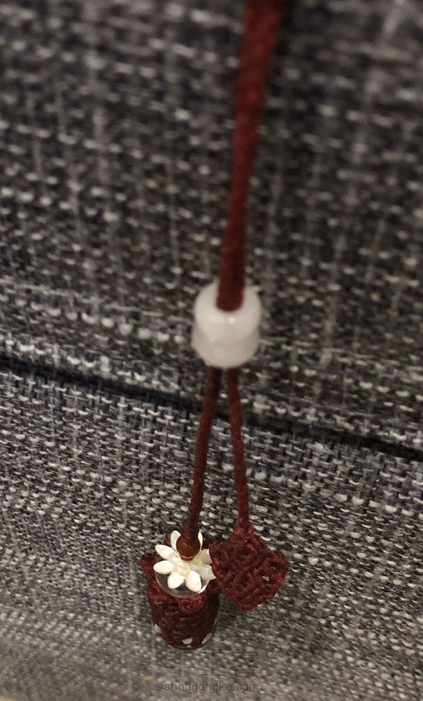 来交作业了，谢谢老师分享教程，挂件做出来好漂亮，准备当生日礼物送人 第2张