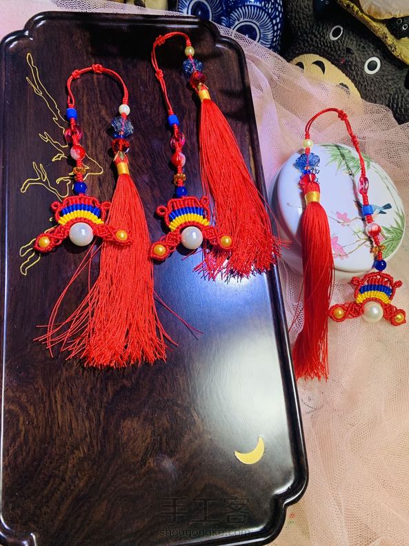 非常感谢亲的教程🌹🌹🌹做成压襟很奈斯😄