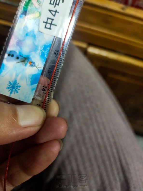 72号玉线 双层菠萝结 用线量13.8厘米 第2张