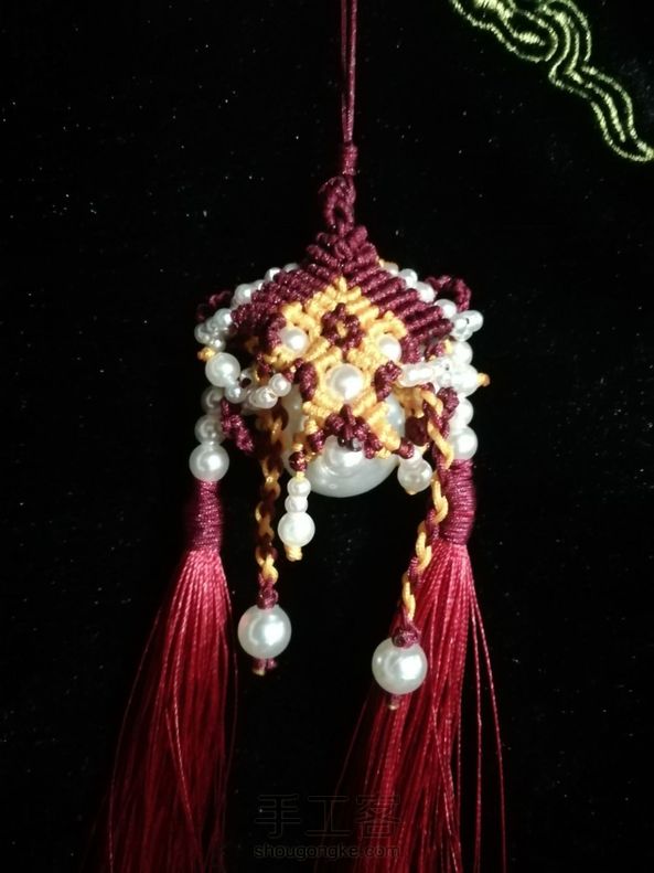 编到后面，感觉步骤没看懂，就修改了背面