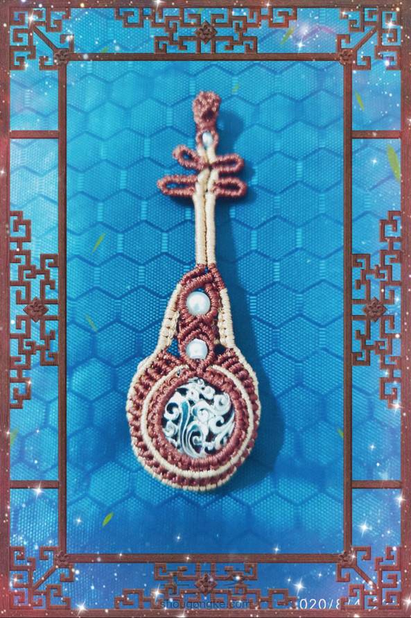 不行了，尽力了，线应该是没加够，花纹没有编全，也就是能看吧，谢谢教程~