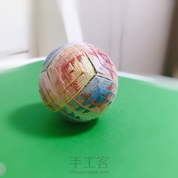 谢谢老师教程，传个作业，绣的有点粗糙