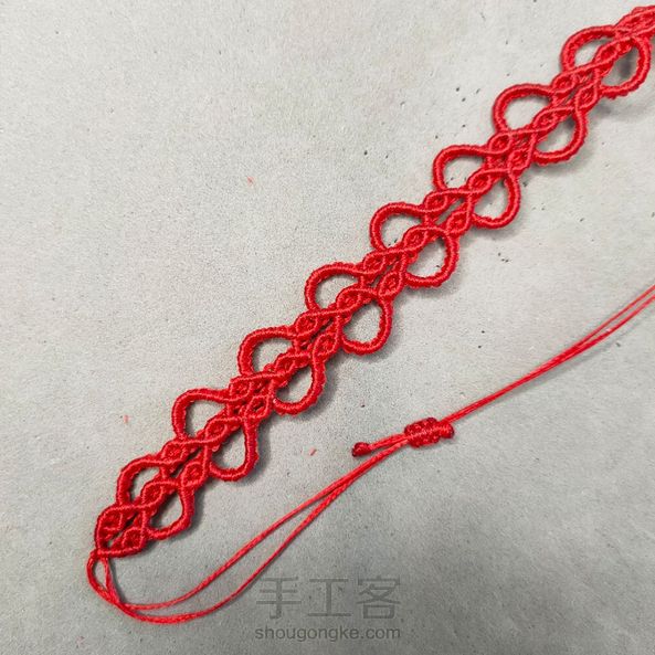 旁边的雀头结8组改成6组更合适。

共8根线：4根轴线，4根绕线。外侧绕线取1.5m，内侧绕线取1米，4根轴线取80cm合适。(共计10m够) 第1张