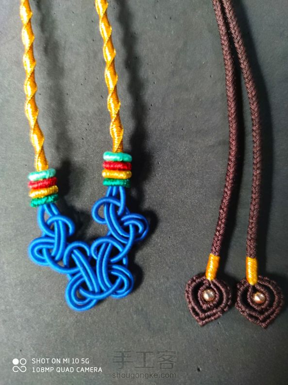 很漂亮的项链款式，一次就造了两根😂