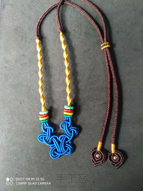 很漂亮的项链款式，一次就造了两根😂 第1张