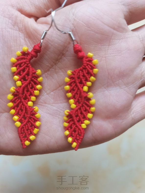 用的71号玉线，编出来效果也不错