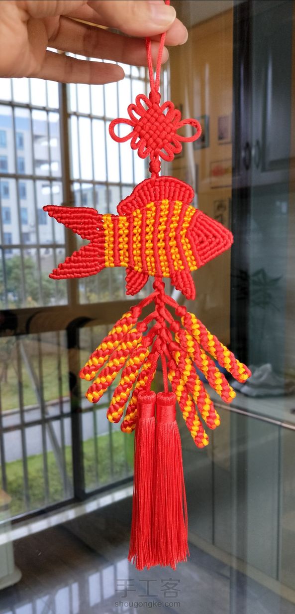 还差个鱼眼睛，下次有黑线了补上