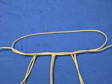 花芯用了三种挂线方式，分别挂10-9-8根