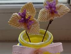 单层做的花花也很好看