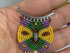 用了九孔的，所以有点点不同。用的0.65蜡线，初始挂线40厘米，眼睛部分用线10-30不等。