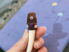 压箱底的野猪牙拿出来编了。😂😂