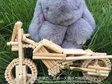 #DIY##一次性筷子摩托# 梦里能到达的地方，总有一天脚步也能到达