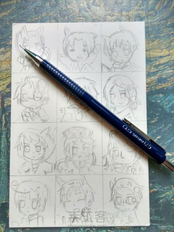 线稿（还没涂色，到时候再发）(๑•̀ㅁ•́๑)✧ 第1张