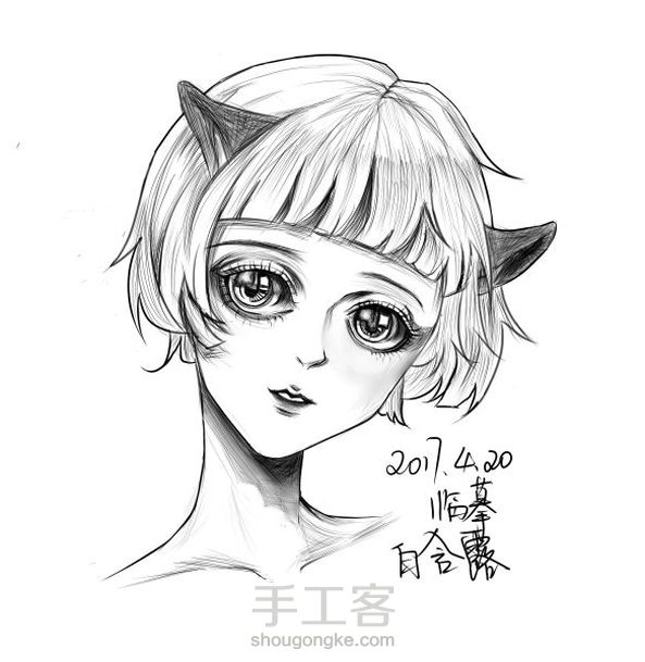 用板子又临摹了一遍orz太喜欢welkin的教程！