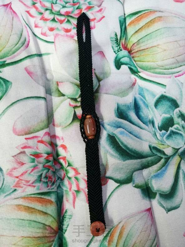 参考教程给朋友用玉线编了一条 第1张