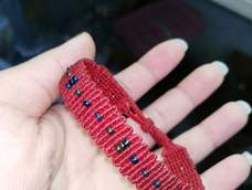 谢谢教程,给一只猪编的本命年手绳,话说回来,加上我这只猪,我家真的好多猪猪呀!