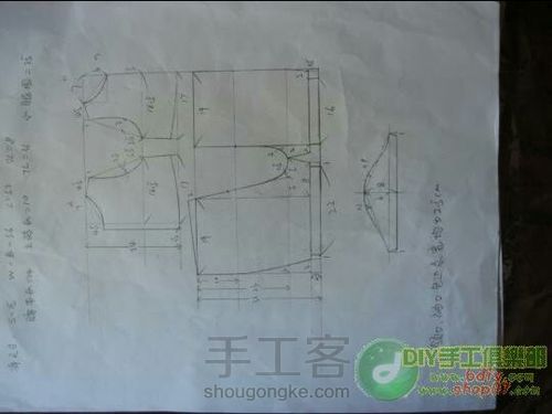 一岁宝宝服装裁剪图 第41步
