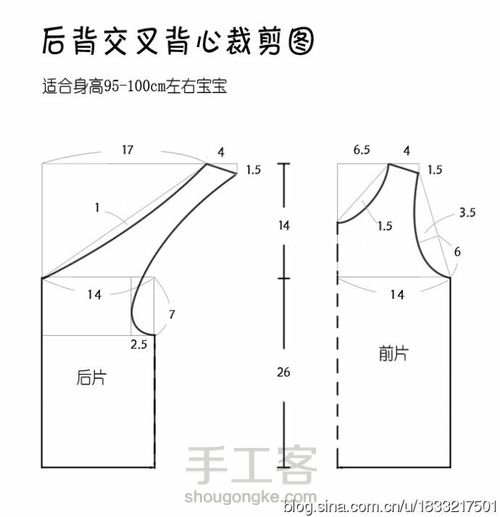 一岁宝宝服装裁剪图 第62步