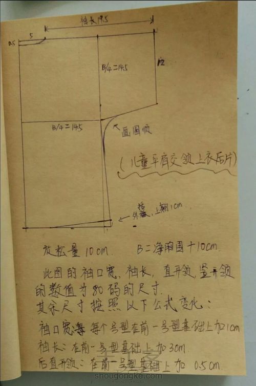 一岁宝宝夏季服装图纸 第56步