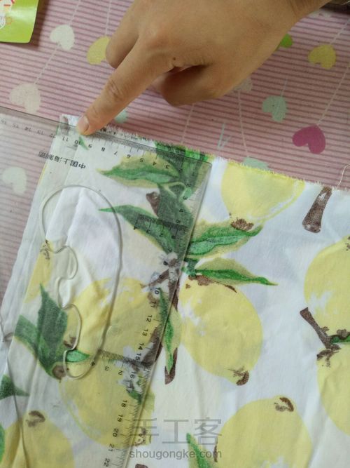 柠檬清凉裙 第2步