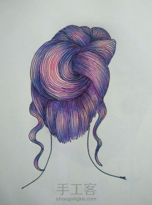 紫发 第1步