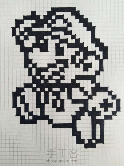 像素画__神奇玛丽 第4步