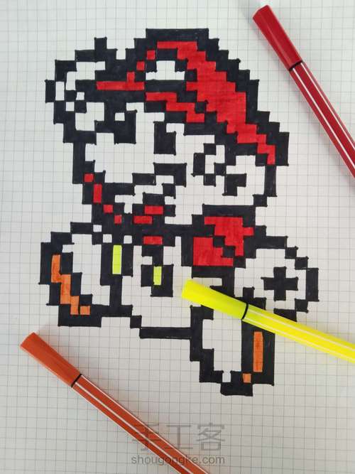 像素画__神奇玛丽 第5步