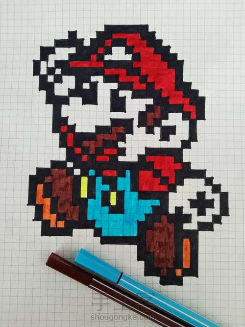 像素画__神奇玛丽 第6步