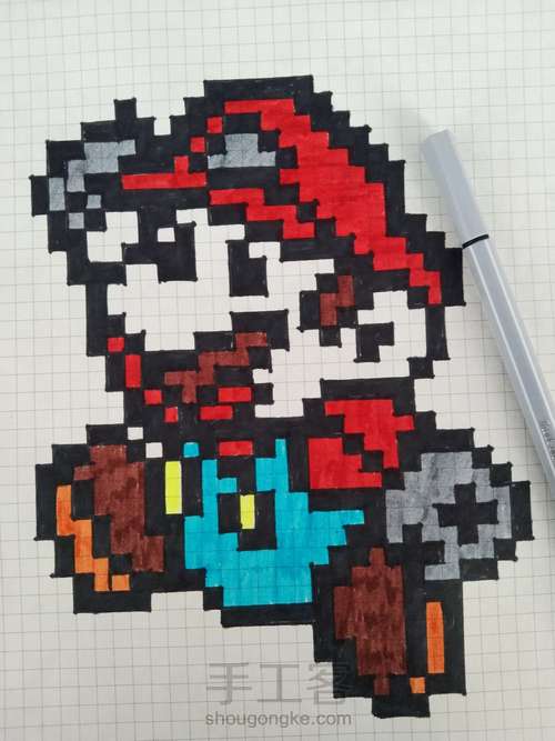 像素画__神奇玛丽 第7步