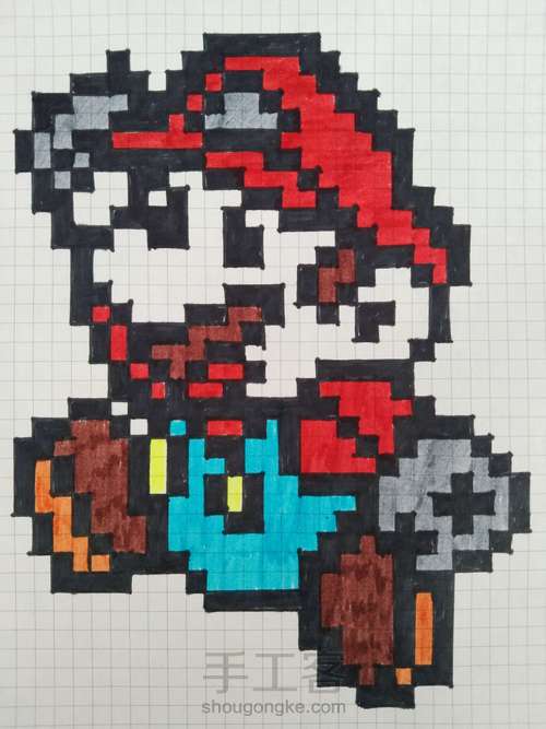 像素画__神奇玛丽 第1步