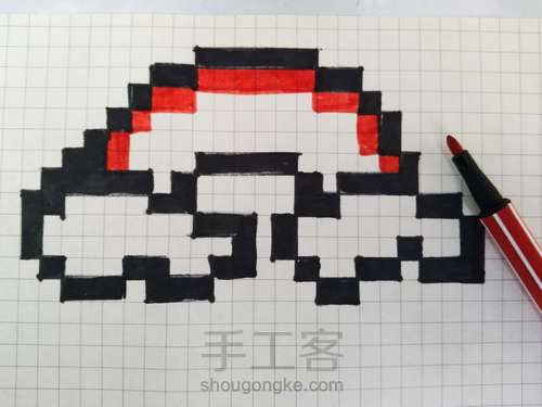 像素画__七色彩虹 第5步