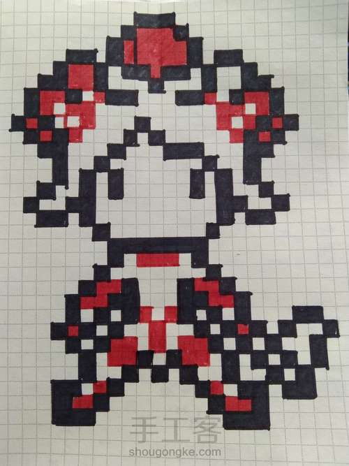 像素画__动漫人物 第3步