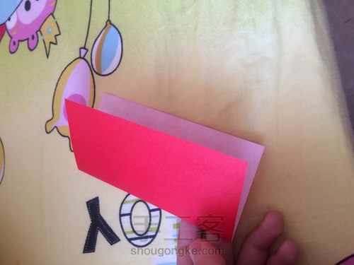 帅气的标题--五边形（可以折玫瑰） 第2步