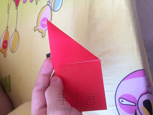 帅气的标题--五边形（可以折玫瑰） 第4步