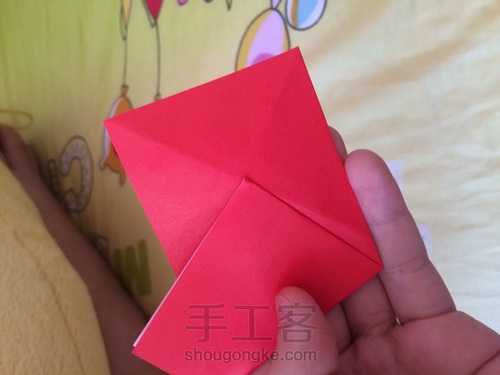 帅气的标题--五边形（可以折玫瑰） 第6步