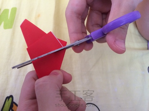 帅气的标题--五边形（可以折玫瑰） 第12步