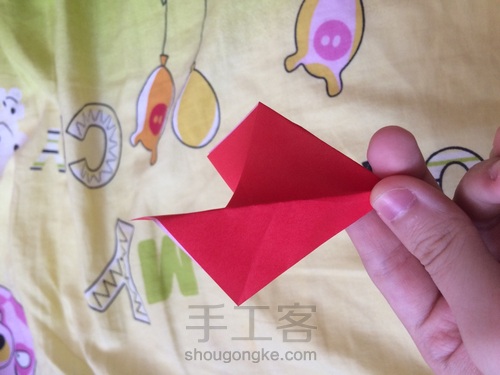 帅气的标题--五边形(可以折玫瑰) 第10步