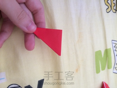 帅气的标题--五边形（可以折玫瑰） 第13步