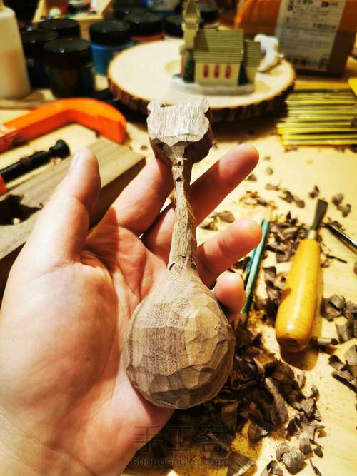 拯救一个被锯坏的木勺 第3步