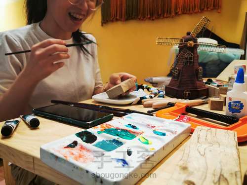 原创手工木作挑战100个小木屋  打卡①②③ 第4步