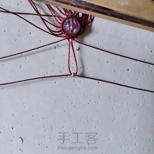 紫灵  手绳，锁骨链（上） 第14步