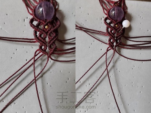 紫灵 手绳，锁骨链（下） 第11步
