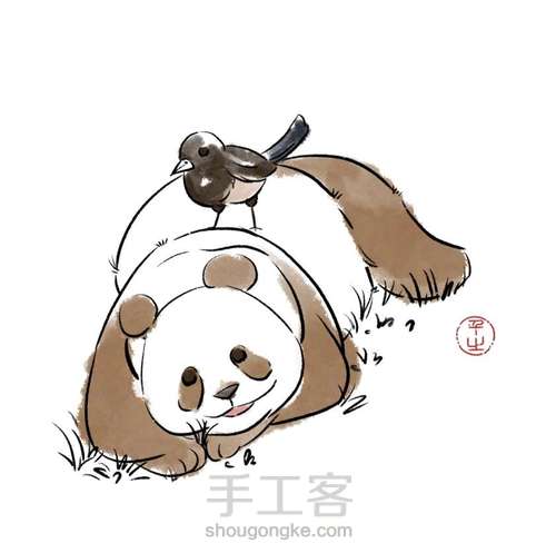 【原创】procreate练习1-七仔 第3步