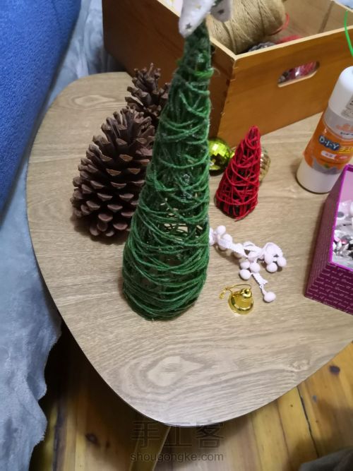 毛线圣诞树 第8步