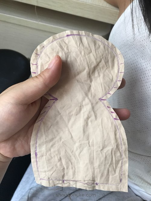 乡村风布娃娃素体制作技法 第5步